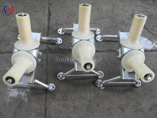 10KN Heavy Duty Cable Turning Roller: 90 graden hoekbescherming voor loopgaten