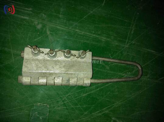 Bouttype Anti-Twist Stalen Touw Grijper Kom Langs Klem 20-100KN Voor Transmissielijn Rijgen Met 7-24mm Diameter