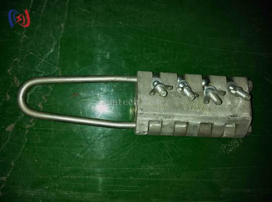 Bouttype Anti-Twist Stalen Touw Grijper Kom Langs Klem 20-100KN Voor Transmissielijn Rijgen Met 7-24mm Diameter