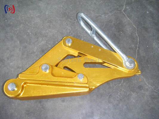 Aluminiumlegering Kom langs klem met 13-26 mm kaakopening en 10-30KN nominale belasting voor transmissielijnbespanning