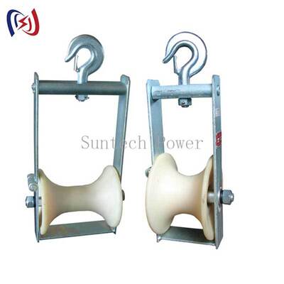 Aerial Cable Stringing Block met 120x130mm Sheave Size en 5KN Nominale Belasting voor ABC Bunched Conductor