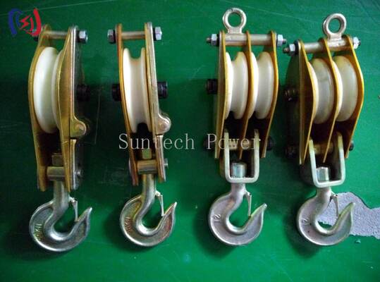 10-100KN Aluminium legering Heisting Tackle met MC Nylon Sheave voor licht tillen