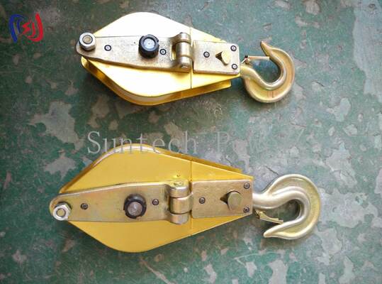 10-100KN Aluminium legering Heisting Tackle met MC Nylon Sheave voor licht tillen