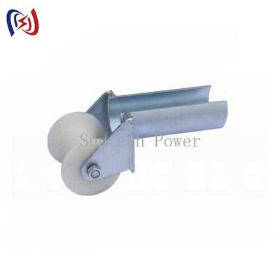 D-serie Bell Mouth kabelinvoerbeschermingsrol 80-200 mm met MC nylon wielen voor soepele kabelinvoer