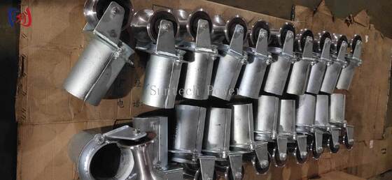 D-serie Bell Mouth kabelinvoerbeschermingsrol 80-200 mm met MC nylon wielen voor soepele kabelinvoer