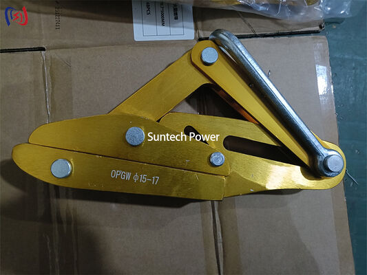 Hoge sterkte aluminiumlegering OPGW-geleidergripper met 16-45KN nominale belasting voor 8-20 mm kabeldiameter
