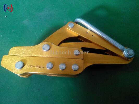 Hoge sterkte aluminiumlegering OPGW-geleidergripper met 16-45KN nominale belasting voor 8-20 mm kabeldiameter