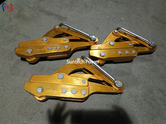 Hoge sterkte aluminiumlegering OPGW-geleidergripper met 16-45KN nominale belasting voor 8-20 mm kabeldiameter