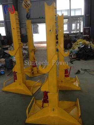 Hydraulische geleider trommelstand SI-30 300KN Belasting 5000 mm Kabel spoelcapaciteit
