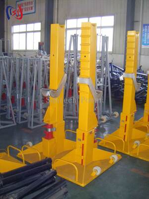 Hydraulische geleider trommelstand SI-30 300KN Belasting 5000 mm Kabel spoelcapaciteit