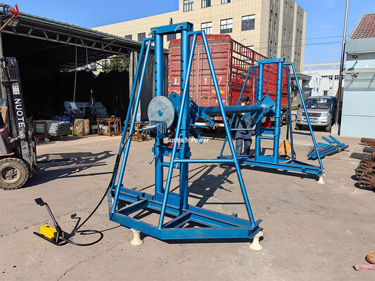 Hydraulische geleider trommelstand SI-30 300KN Belasting 5000 mm Kabel spoelcapaciteit