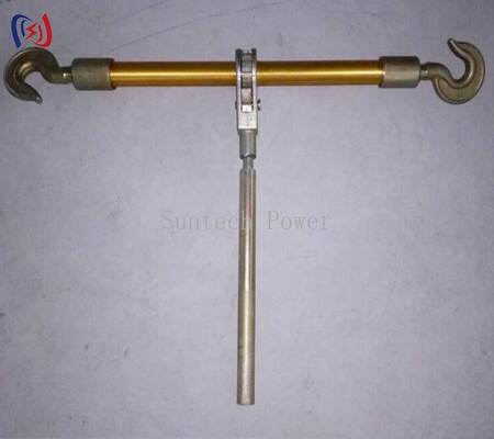 Aluminium dubbel haak draaiband 10-50KN geanodiseerde geleider stringing tools