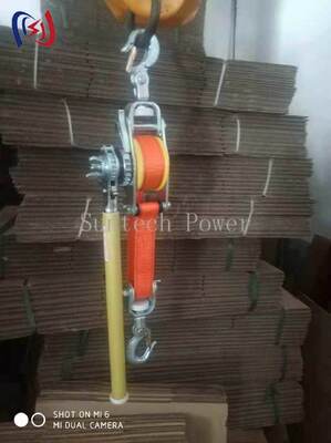 Geïsoleerde Spanner met 10-20KN Nominale Belasting, Geïsoleerde Spanband en Gereedschapsloze Verstelling voor Werkzaamheden onder Spanning