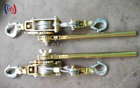 Ratchetdraadstrenger met een nominale belasting van 10-30KN en een strakke lijnlengte van 1200-1500 mm met gesmeed stalen tandwielen