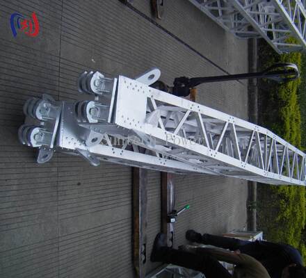 Modulaire A-vormige rooster gin paal 8-28m toren erectietools Corrosiebestendige