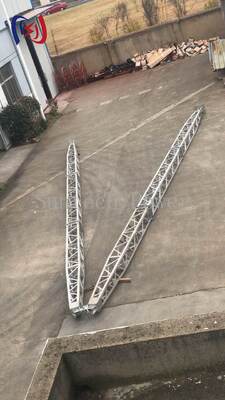 Modulaire A-vormige rooster gin paal 8-28m toren erectietools Corrosiebestendige