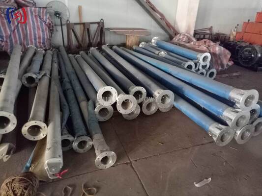 Tubular A-Frame Gin Pole 120x7mm 6-13m Torenmontage Gereedschap Corrosiebestendig Gecoat