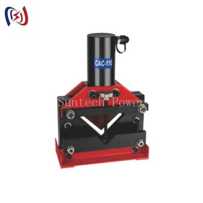 350KN Hydraulische hoekstaalsnipper voor 110 x 110 x 10 mm transmissie toren staal