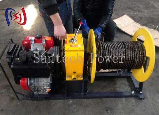 Kabeltrekkingswijn 3-5T - benzinemotor voor het leggen van ondergrondse elektriciteitskabels