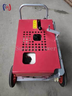 3,7KW Optische Kabeltrekmachine 3KN Kabelwinch Trekker met 50-60 m/min Snelheid voor Glasvezel Duct Trekken