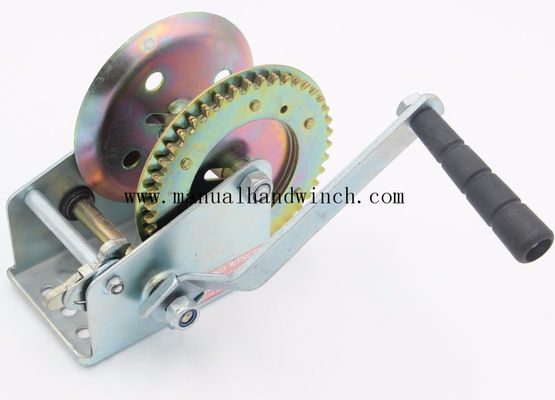 Mini Steel Marine Manual Cable-Kruk/Draagbare Handcrank-Kruk voor Bootaanhangwagen