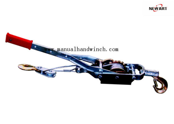 Het Dubbel van het schroeiplektoestel haakt Kleine Gemakkelijke Trekker van de de Krukkabel van de Verrichtingshand, Vier Ton Hand Winch Puller vast