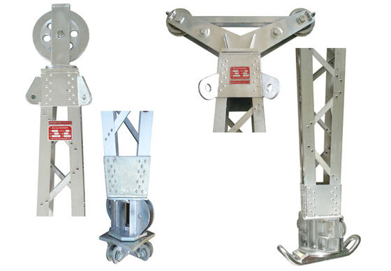 Aluminiumlegering Elektrogin pole tower erection tools