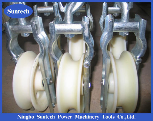 Nylon Katrolschijf 120x30mm het Enige Wiel die van 5KN Blokken voor Leider vastbinden
