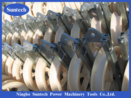 Bovenleiding Single Nylon Wheel Transmissie Conductor Stringing Blocks