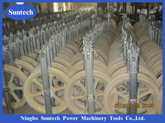 400x80mm Blokken de Met hoge weerstand van Leidercable stringing pulley