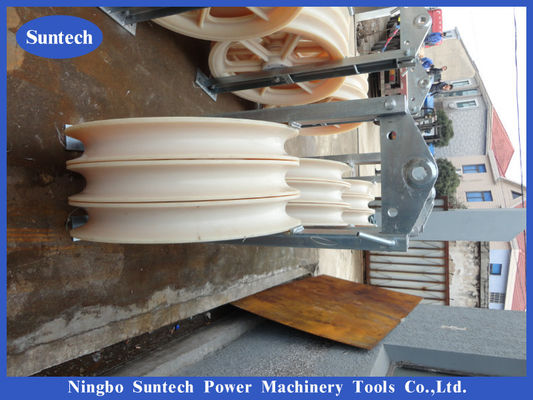 de 660x100mm Gegalvaniseerde Nylon Schoven die van het Staalkader Leider Pulley Block vastbinden