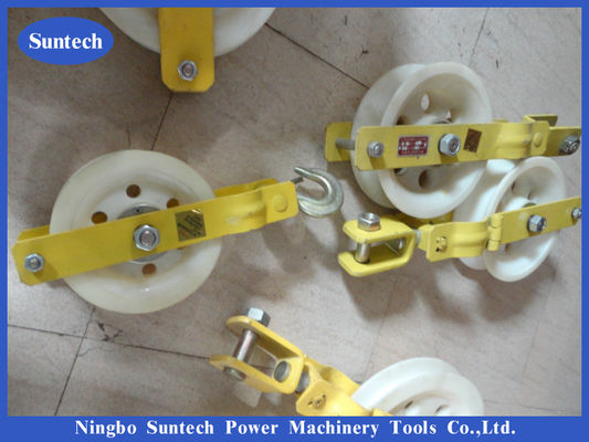 MC Nylon Enige Katrolschijf die Hulpmiddelenleider Stringing Pulley Block vastbinden