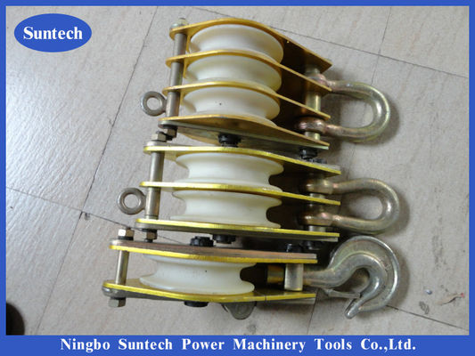 Nylon die Opheffend Blok 3 hijsen Ton Cable Pulling Pulley