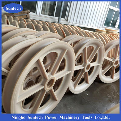 OEM ODM 660x100mm transmissielijn nylon schijven voor dirigent rijgenblokken
