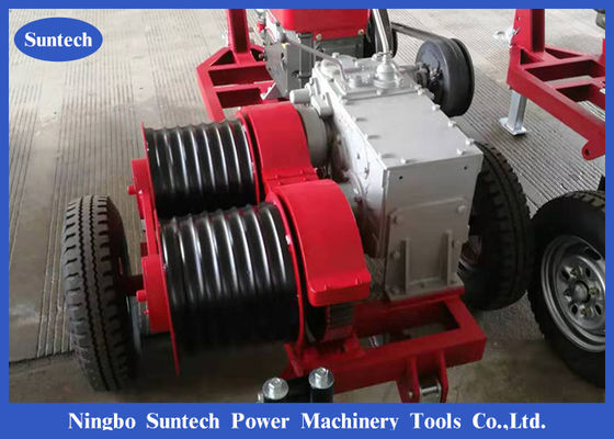 Jjcs-50 Trekker van de de Kabelkruk van de torenbouw de Dieselmotor Aangedreven