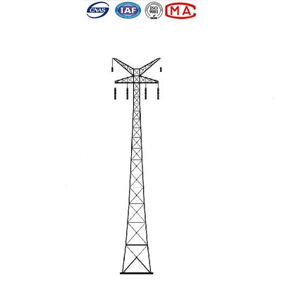 Hete Onderdompelings Gegalvaniseerde Q235 Electric Power Toren voor Luchtlijn