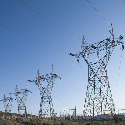 Gegalvaniseerde van de het Staal330kv Macht van Q255 Q355 de Lijntoren