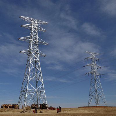 Gegalvaniseerde van de het Staal330kv Macht van Q255 Q355 de Lijntoren