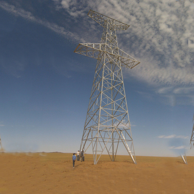 Veelhoekige Kegel10kv aan 750kv-de Hoektoren van de Transmissielijn
