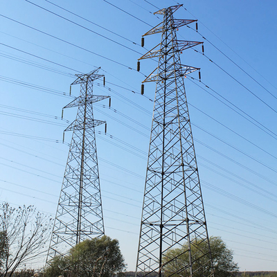 Tubulaire Hete Onderdompeling Gegalvaniseerde 330kv Angel Steel Lattice Tower