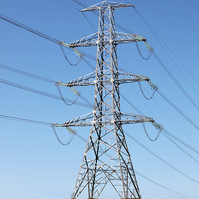 Toren van de de Transmissielijn van hete Onderdompelings de Gegalvaniseerde Angel Steel 500KV