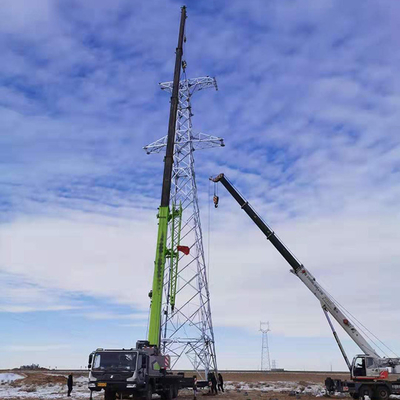 Gegalvaniseerde Angel Steel Pole Power Transmission-Toren