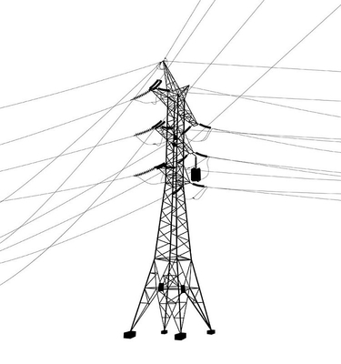 HDG-Hoekstaal 11 35 220 330 500kV-de Toren van de Transmissielijn