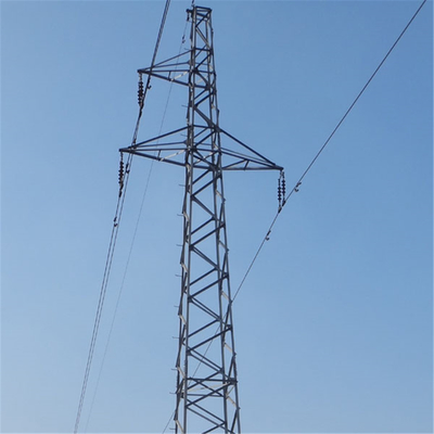 De gegalvaniseerde 33KV-Toren van het het Staalrooster van de Transmissielijn