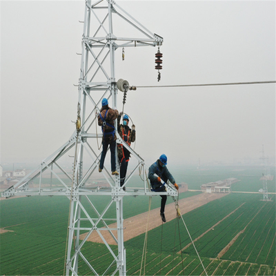 Van het de Hoekstaal van 132KV OHTL de Plaats Gegalvaniseerde Toren van Electric Power