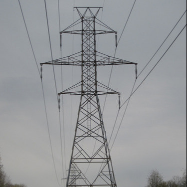 10 - Van het de Hoekstaal van 1000KV HDG van het de Kringsrooster Dubbele de Transmissietoren