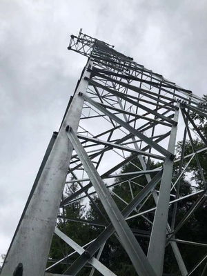 ASTM123 de gegalvaniseerde 110KV-Toren van het het Staalrooster van de Machtsdistributie