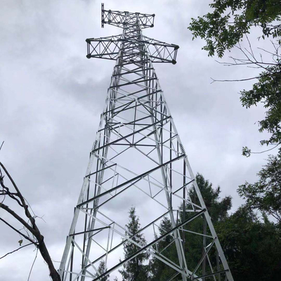 ASTM123 de gegalvaniseerde 110KV-Toren van het het Staalrooster van de Machtsdistributie