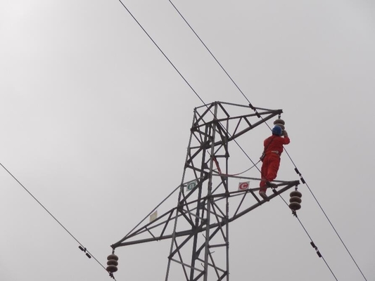HDG-Toren van de de Transmissielijn van het Hoekstaal 132KV de Elektrische