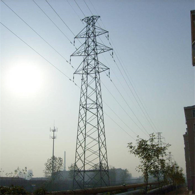 De gegalvaniseerde Q345-Toren van de Staal Dubbele Kring voor 33KV-Transmissielijn